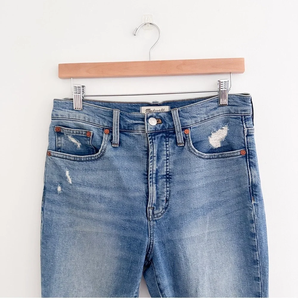 Madewell The Perfect Vintage Jean Distressed Straight Leg Denim Size 26